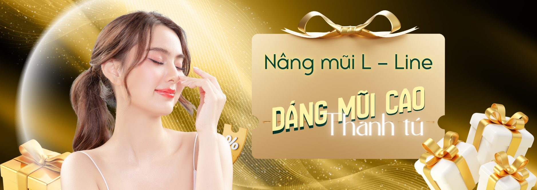 nâng mũi cao tây L-line