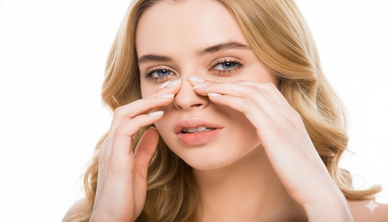 masage mũi tại nhà